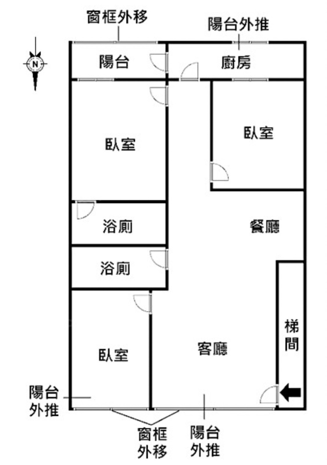 E121低樓層~三重自強美寓三房,新北市三重區自強路二段