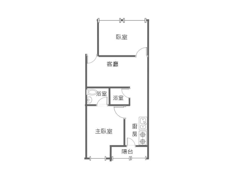 E106三重捷運 精裝二樓兩房屋,新北市三重區三和路三段