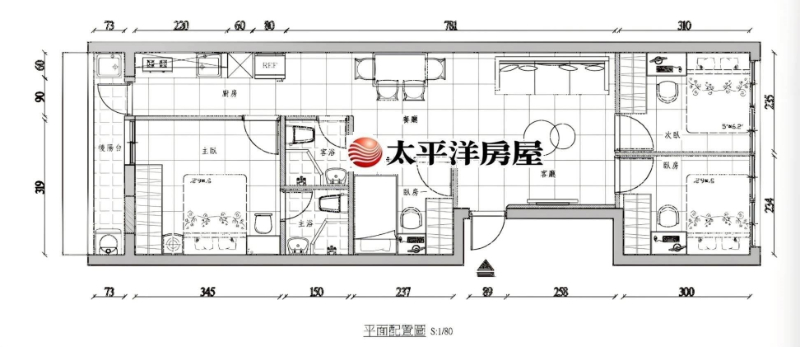 E044-陽光明亮4房,新北市三重區貴陽街