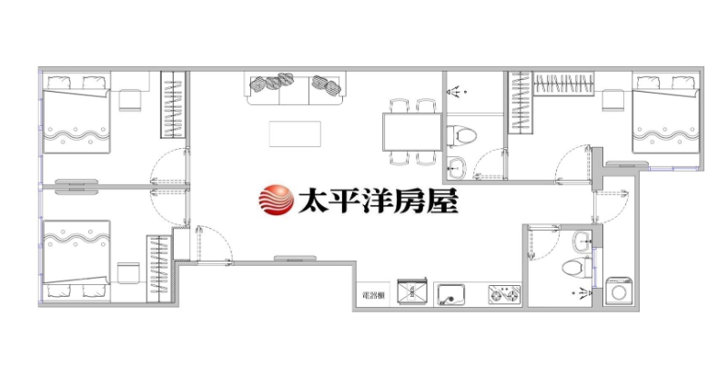 A064-幸福捷運美妝3房,新北市新莊區思源路