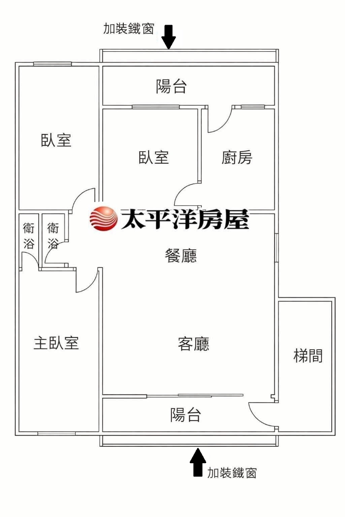 E149-明志國小邊間 前後陽台 三房,新北市泰山區明志路二段
