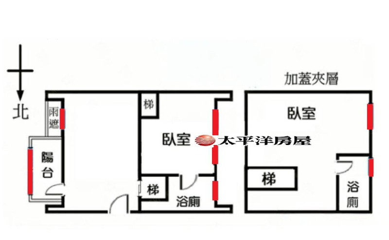 B033-副都心綠意旺洲MORE兩房車,新北市新莊區富貴路