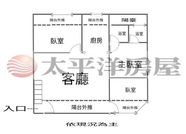 E096-土城國中邊間美3房,新北市土城區中央路三段