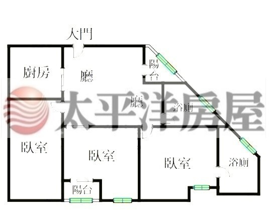 B017-富貴時尚美三房,新北市新莊區富國路